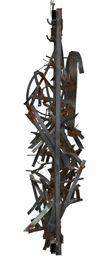 Our Lady of Tikhvin, 2011-2012, metal, welding, 117х90х35 cm
