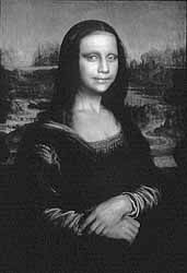 Ясмуса Моримура. "Мона Лиза", компьютерный монтаж, 1998, Courtesy Lubring Augustine Gallery